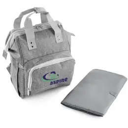 Kristy Diaper Bag With Changing Mat Branded 1